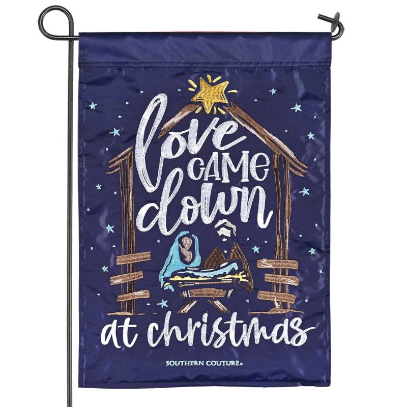 Nativity Love Came Down Flag